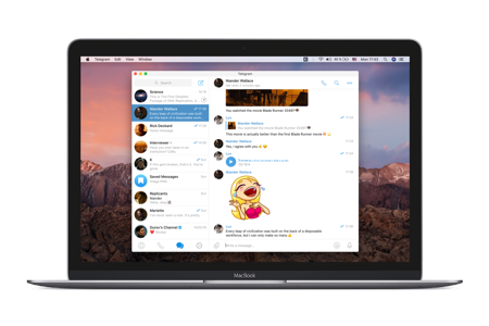 Telegram macOS 苹果电脑版下载与界面预览